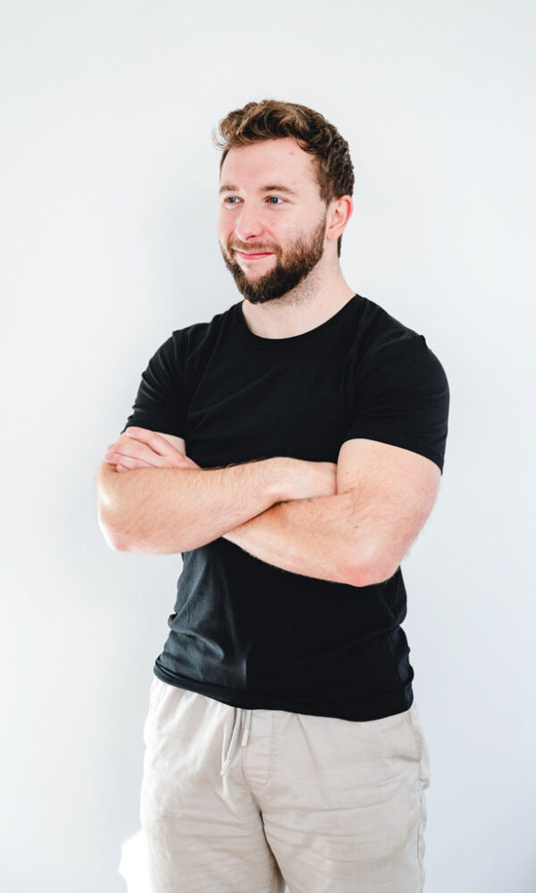 Pánské tričko BASIC kulatý výstřih black