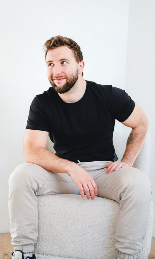 Pánské tričko BASIC kulatý výstřih black