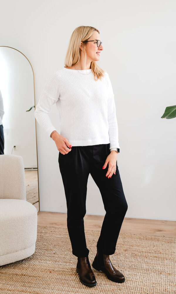 Dámský svetr ZARA bílý