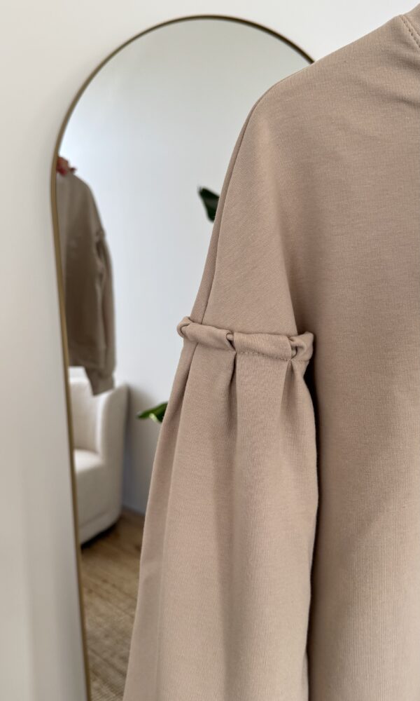 Dámská tepláková mikina DORA béžová