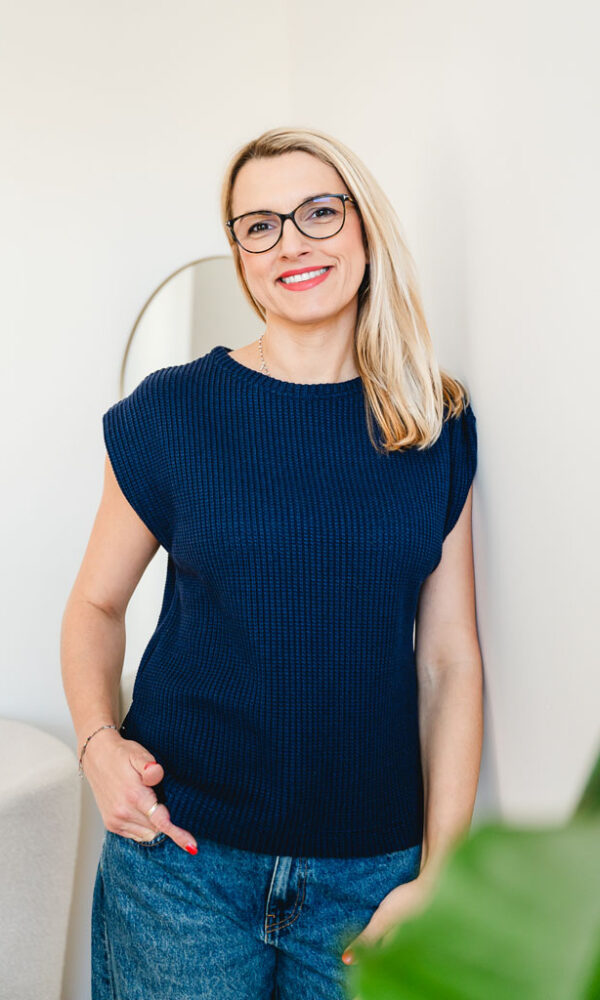 Dámská vesta ZARA modrá