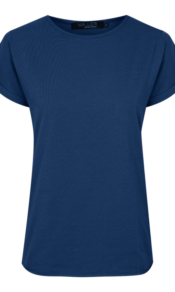 Dámské tričko BASIC ROLL modré