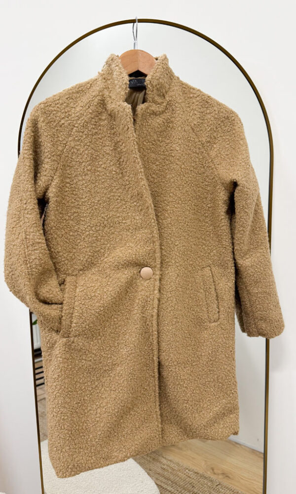 Dámský kabát LUX hnědý