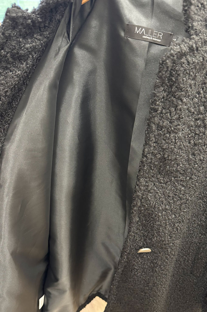 Dámský kabát LUX černý - Image 3