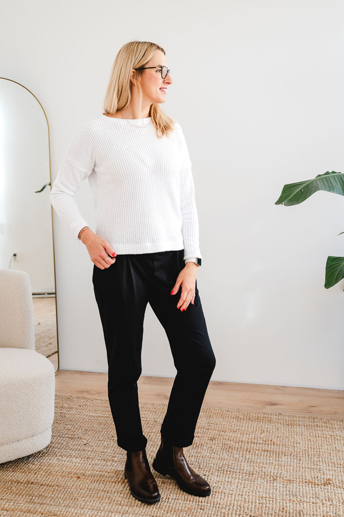 Dámské kalhoty LUXURY černé