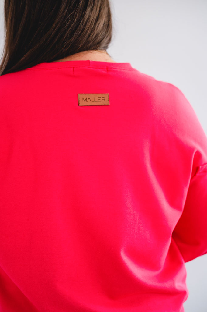 Dámská tepláková mikina DORA tmavě růžová - Image 5